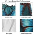thumbnail image 4 of luoweisi Men's Beach Shorts Quick Dry Swim Trunks with Mesh Lining Butterfly L, 4 of 5
