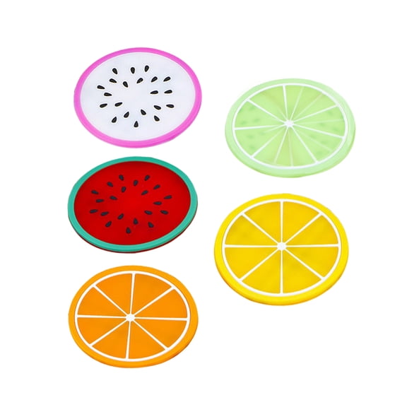 LABSERRON 5Pcs Square Silicone Flat Pad for Heat Proof and Furniture Protection