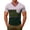Dark Green@GC@, variant on CONZONE Men's Tshirts Short Sleeve T-Shirts for Men Casual Striped V Neck Lightweight Tees Cozy Summer Tops