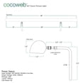 thumbnail image 4 of Cocoweb 36" Classic LED Picture Light in Oil Rubbed Bronze with Plug-in Adapter, 4 of 4