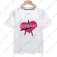 thumbnail image 5 of T-shirt à Manches Courtes Summer Rock Avril Lavigne Col Rond Hommes et Femmes Fans Mode Décontractée Vintage Street T-shirt FJH, 5 of 5