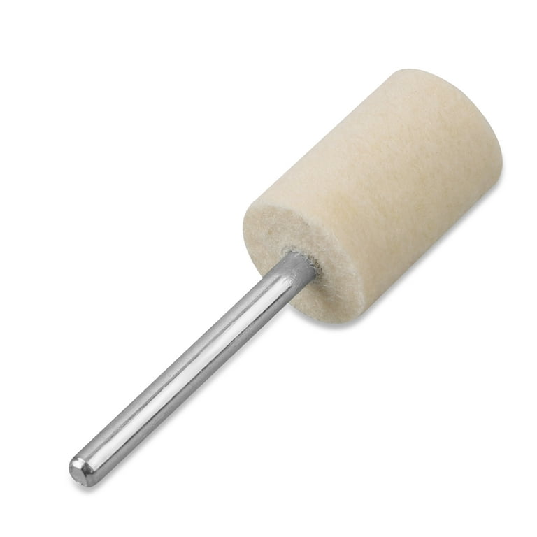 1Inch Wool Felt Mini Nylon Buffing Wheel 3mm Mandrel Polishing Bits  Abrasive Rotary Tool Dremel Drill For Watch Jewelry Grinding