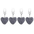 thumbnail image 1 of Tablecloth Counterweight Tablecloth Pendant Heart Shape Table Cover Counterweight Stone Table Counterweight Hanger With Metal Clip For Tablecloth Decoration Dinner Outdoor Picnic, 1 of 2