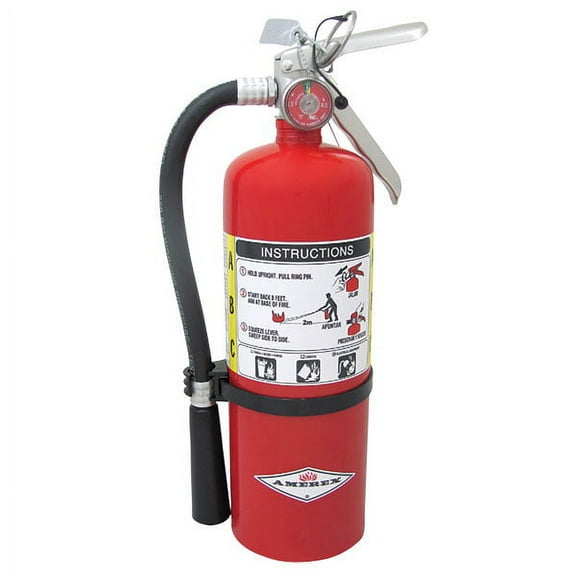 Amerex 5 lb ABC Extinguisher w/ Aluminum Valve & Wall Hanger (2 Units)