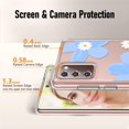 thumbnail image 4 of for Galaxy Note 20 Case, Floral Pattern Shockproof Protection Phone Cover, Silicone Protector Funda para Samsung Note 20 Transparent Flexible Sleek Durable Case, 4 of 14