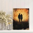 thumbnail image 2 of Qisvanset 12x16 Inch With Frame 2D Flat Wall Art Moonlit Daisy Meadow Ethereal Night Scene Home Wall Art, 2 of 8