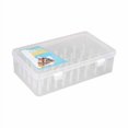 thumbnail image 1 of Sewing Thread Box 42 Spools Large Capacity Plastic Options Art Storage Empty Embroidery Cross-stitch Dust-proof Container Accessories Clear, 1 of 1
