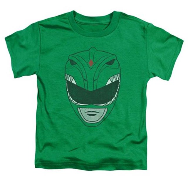 Power Rangers-Green Ranger Short Sleeve Toddler Tee, Kelly Green - Small 2T