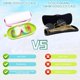 thumbnail image 3 of 2 Pcs Swim Goggle Case for Swimming with Hole Zipper Clip Silicone Protective Cases for Goggle Gift, 3 of 5