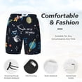 thumbnail image 3 of Fotbe Space Traje de Baño para Hombre – Shorts de Natación de Secado Rápido con Forro y Bolsillos-X-Large, 3 of 6