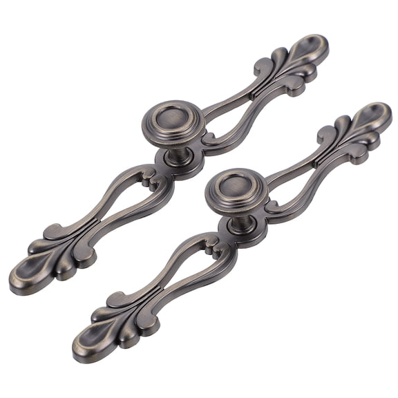 2 Pcs Doorknob Kitchen Cabinet Knobs Handle Wardrobe Pulls European Style
