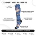 thumbnail image 5 of Compression Socks for Women and Men - Winter Axolotl in Frozen Pond A Compression Socks Circulation for Workout, 5 of 8