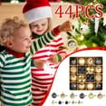 thumbnail image 5 of NWOKYZGH 44pcs Christmas Ball Ornaments, Christmas Ball Ornaments Set for Christmas, Holiday, Wreath & Party Decorations, with Hanging Loop, 5 of 6