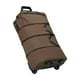 thumbnail image 4 of Bolsa de lona enrollable sobre el organizador de equipaje extendido Capacidad extendida Weekender durante la noche Bolsa de tranvía para deportes de Marrón, 4 of 8