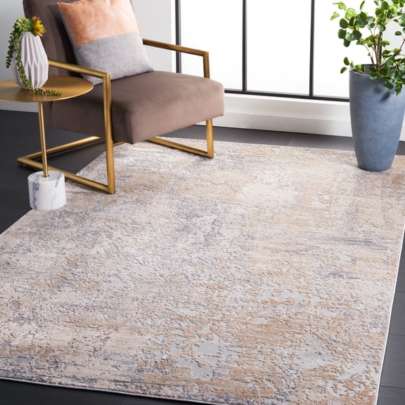 Safavieh Invista Joshua Abstract Area Rug, Gray/Cream, 5'3" x 7'6"