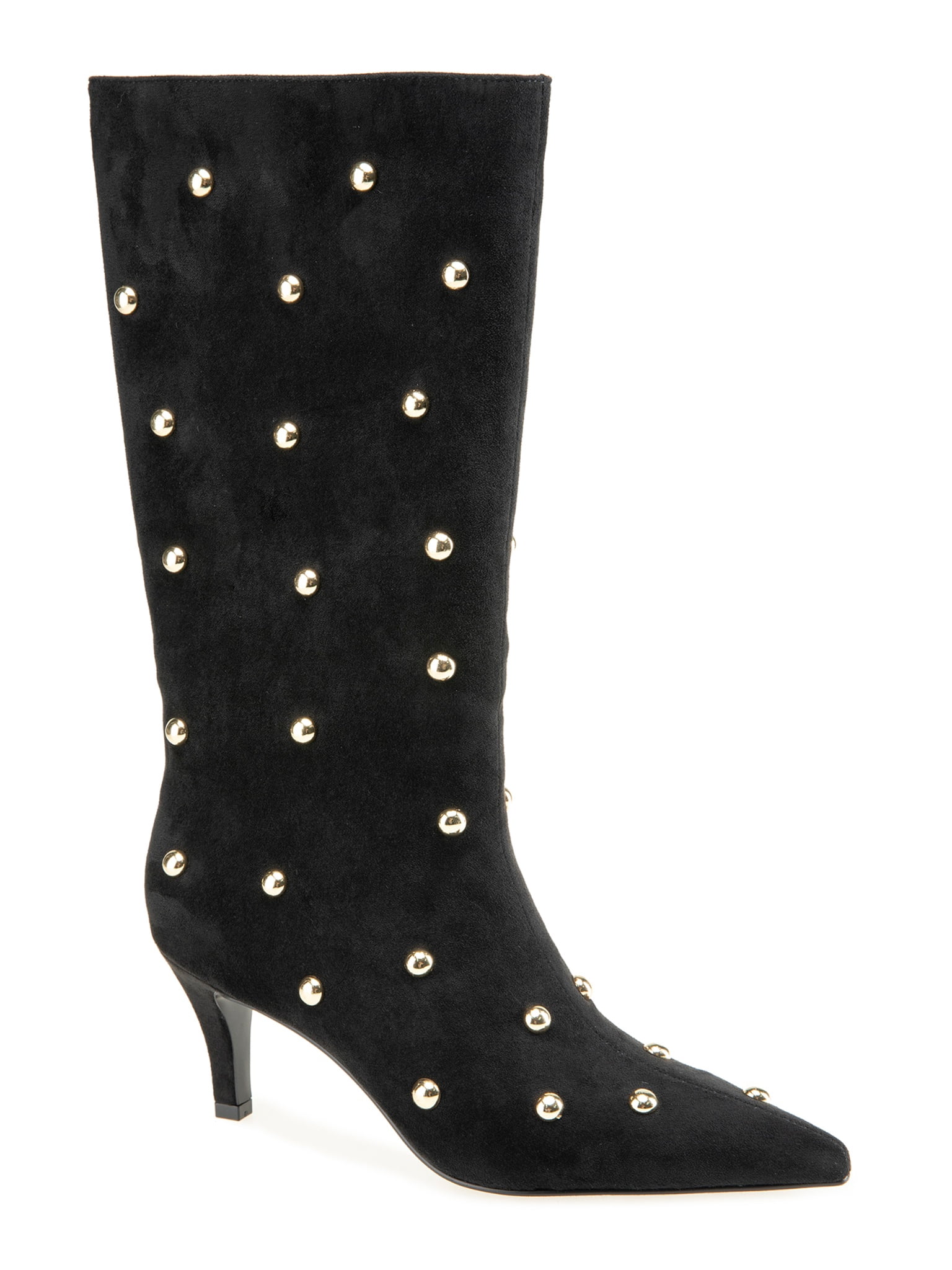 RM by Rebecca Minkoff Women's Heidi Tall Studded Pointy Toe Heeled Boot