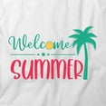 thumbnail image 2 of Welcome Summer T-Shirt | Cool Summertime White Tee Gift, 2 of 5