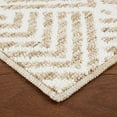 thumbnail image 5 of TOWN & COUNTRY EVERYDAY Walker Modern Stripe Everwash® Washable Multi-Use Decorative Rug, Tufted Kitchen Rug, Low-Profile Door Mat, Bedroom Rug and Bath Rug with Non-Slip Backing, Beige, 24"x40", 5 of 11