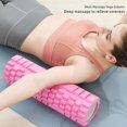 thumbnail image 4 of EVA+PVC Foam Roller - 30*8cm, Wolf Tooth Design, Deep Tissue Massage, Portable Yoga & Pilates Equipment, 4 of 7