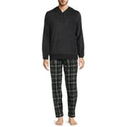 U.S. Polo Assn. Men's Microfleece Pants and Long Sleeve Hoodie Set, 2-Piece