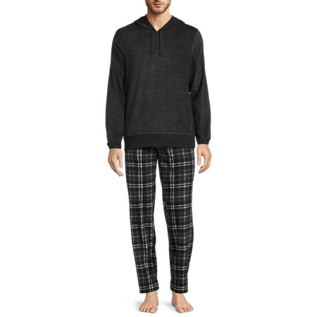 U.S. Polo Assn. Men's Microfleece Pants and Long Sleeve Hoodie Set, 2-Piece