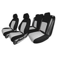 thumbnail image 1 of For 2016-2024 Honda Civic FH Group Neoprene Custom Fit Car Seat Covers Waterproof  - Full Set Gray, 1 of 9