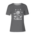 thumbnail image 4 of Summer 2026 Womens Fashion Womens Tops Dressy Casual 3/4 Sleeve Brown Blouses For Women Business Casual Plus Size T Shirts For Women Loose Fit Gym, 4 of 4