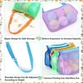 thumbnail image 4 of MARFOREVER 3 Pack Beach Toy Kids Shell Collecting Totes for Holding Shells Beach Sand Toys for Boys Girls, 4 of 14