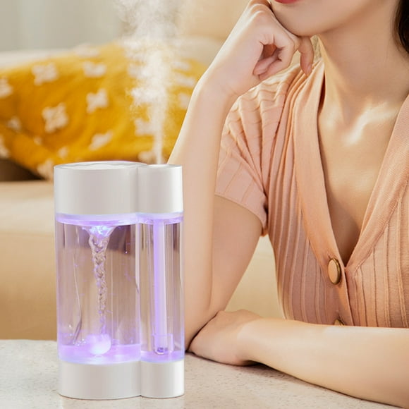 Cotonie Water Hose Humidifier, Portable Desk Humidifier, Cool Mist Humidifier, Small Humidifier For Home Bedroom Office, Plants, Night Function