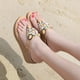 thumbnail image 5 of Sandalias de verano para mujer, sandalias con cuña, zapatos romanos de cristal, sandalias informales con punta abierta Wmkox8yii  ytu9454, 5 of 5