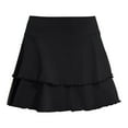 thumbnail image 5 of Bermuda Shorts for Women Double Layered Pleats Tennis Skirts High Waisted Skirt Workout Athletic Skort Summer Sports Skirts Trendy Casual Shorts with Pockets S-2XL, 5 of 5