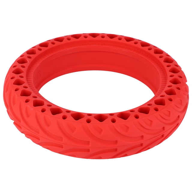 Neumático sólido de 8,5 Pulgadas para Xiaomi Mijia M365, reemplazo de Rueda de neumático de Goma Delantera/Trasera para Scooter Eléctrico 8 1/2x2 Antideslizante(Rojo)