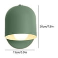 thumbnail image 4 of Multicolor Portable LED Wall Lamp, Portable Bedside Lamp for Door Entrance Home, Easy to Install Space-saving Wall Lights, Rechargeable Round Wall Lamp, Rustproof Bathroom Balcony Lamp for Corridor, 4 of 5