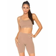 Leg Avenue 2 PC Seamless opaque spandex c Medium Color