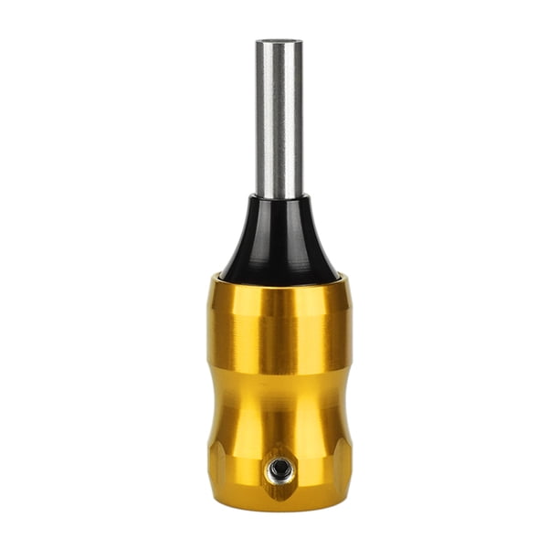 Cómodo Tipo de Máquina Máquina Grips Handar Aguja Handle Indoor Home Salon Profesional Cuerpo Parte Art Supplies Necesidades Dorado 28mm AweSitey CE001211-03