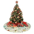 thumbnail image 5 of Dinosaur Christmas Tree Skirt 30" For Xmas Halloween New Year Ornaments Decoration Holiday Party Home Tree Mat Decor, 5 of 5