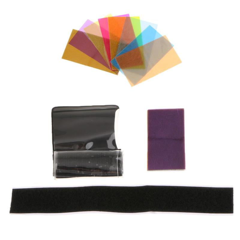 Speedlite Colour Gel Kit Transparent Colour Lighting Sheets 