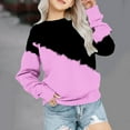 thumbnail image 2 of Elainilye Fashion Toddler Clothes Girls Crewneck Oversized Sweatshirt Kids Long Sleeve Pullover Tops Sizes 1-12Y,Pink, 2 of 5