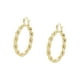 thumbnail image 1 of Arracadas Pendientes Trenzadas Caramelo Grandes Oro 14K Lam dorado Unitalla, 1 of 6