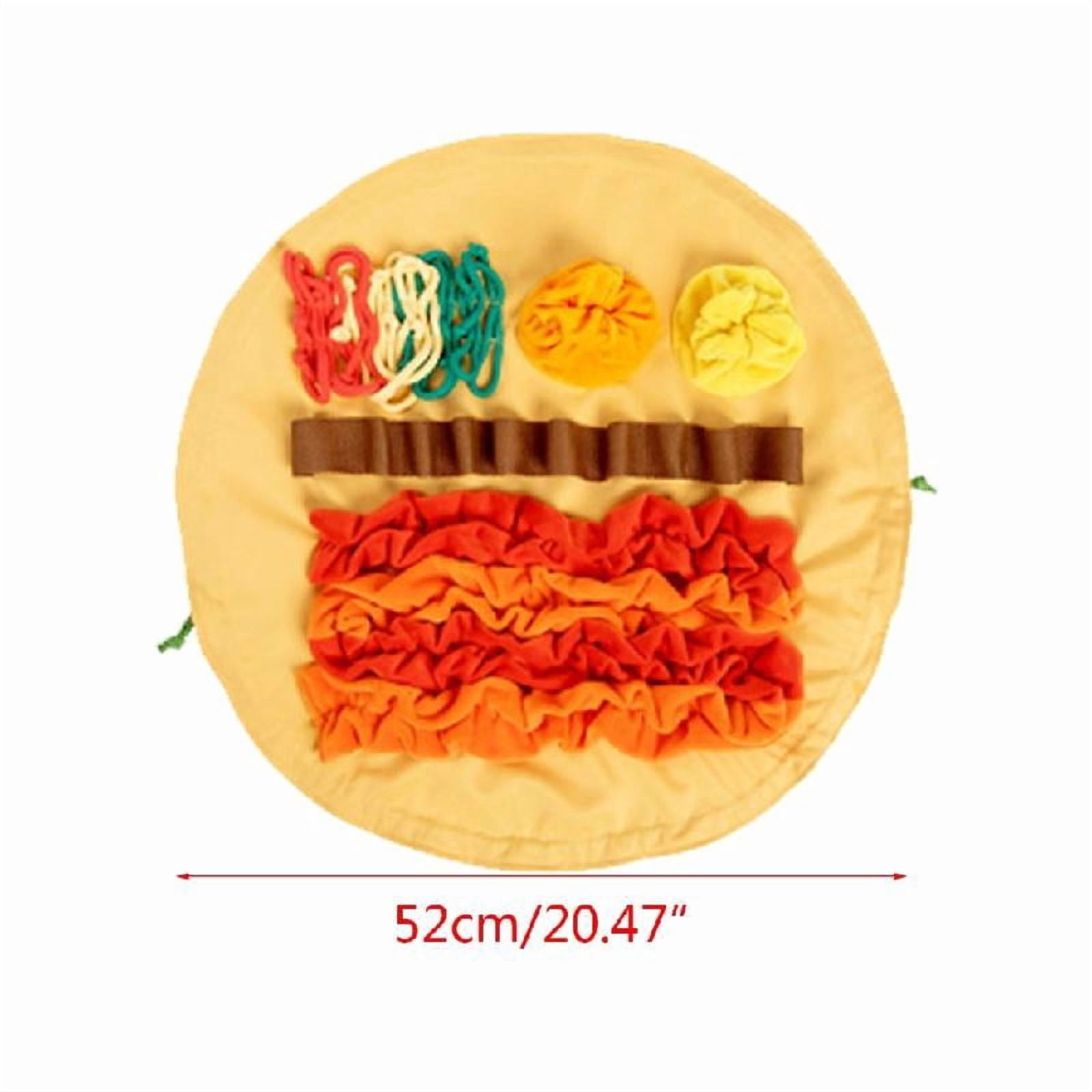 Dog Plush Toy Stuffed Treat Dispensing Shaomai Interactive Chew Toy Relieving Stress Shaomai Shape