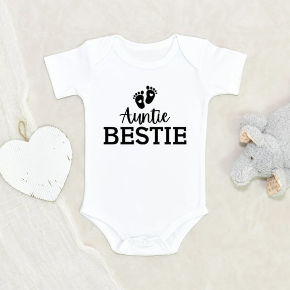 Newbabywishes - Cute Auntie Bestie for Boys and Girls - Unisex Baby Clothes