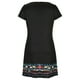 thumbnail image 5 of Mini vestido de manga corta con cuello en V informal de verano para mujer a la moda Fridja  bnh4181, 5 of 8