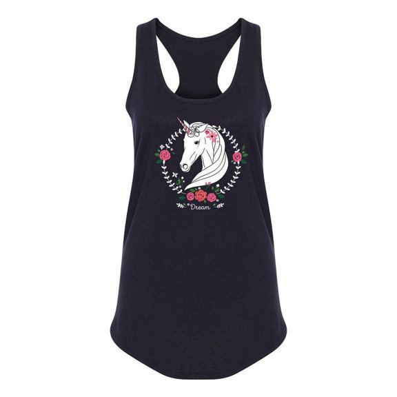 Cute Unicorn. "dream" Tank Women -Image by Shutterstock, Female x-Small