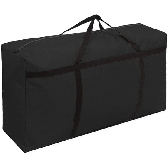 KXF Extra Large Heavy Duty Oxford Water Resistant Storage Organizer Bag with Reinforced Handles Zippers for Dorm Travel Camping Decor Storage