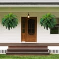 thumbnail image 3 of Large Artificial Ferns for Outdoors, 88 Branches UV Resistant Realistic Artificial Ferns, Fake Faux Plant Boston Plants for House Office Garden Decor (2pcs-88 Pieces), 3 of 6