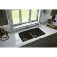 thumbnail image 5 of Karran Usa QU-710-BL Quartz Qu 32" Undermount Double Basin Quartz Composite Kitchen Sink -, 5 of 5