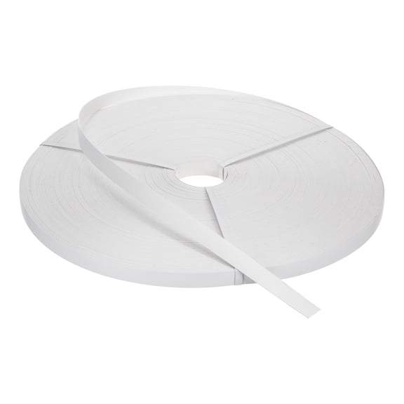 Cinta de Borde Blanca 500 ft x 7/8 Inch Cinta de Chapa Pre-pegada para Restauración de Muebles