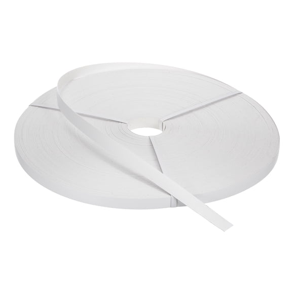 Cinta de Borde Blanca 500 ft x 7/8 Inch Cinta de Chapa Pre-pegada para Restauración de Muebles