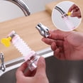 thumbnail image 4 of Rotatable Kitchen Faucet Nozzle with Clasp Water Saving Device Anti Splash Filter Flexible PP Material Easy Install 360 Degree Rotation, 4 of 8