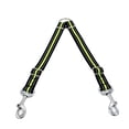 thumbnail image 1 of Corde de Traction pour Animaux à Rayures Réfléchissantes Double Sangle pour Chien Chiot (Vert, Tête Unique, Taille g), 1 of 8
